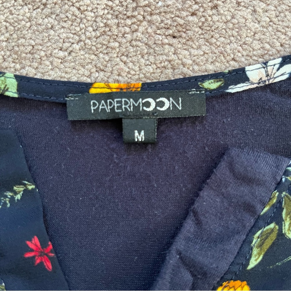 Papermoon Reece Mixed Material Top - Picture 8 of 11